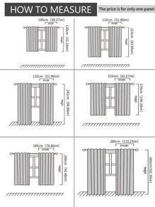 Đen Phong cách Đơn giản Rèm - màu đen - Xem 5