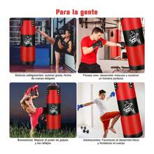 1套120cm綠色成人/青少年武術拳擊沙包 - 綠色 - 查看 8