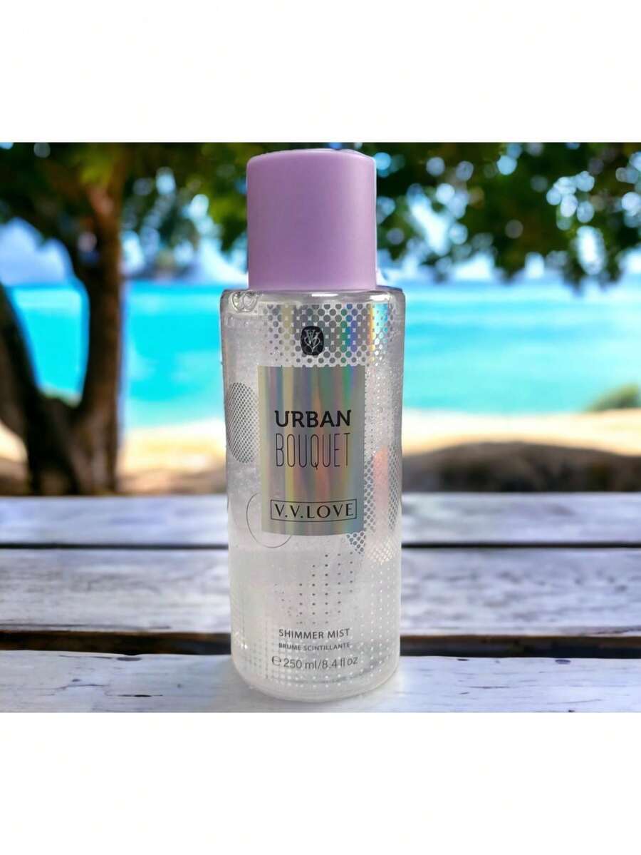 Perfume Body Mist Aroma Ramo Urbano con Brillos - Morado - Ver 1