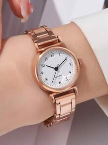 Women's Quartz Watches - 玫瑰金 - 查看 1