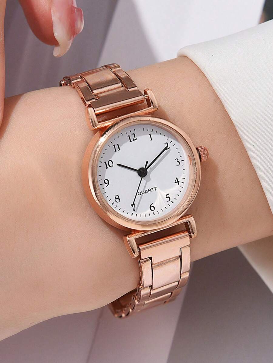 Women's Quartz Watches - 玫瑰金 - 查看 1