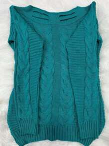 Women Sweaters - Màu xanh ngọc - Xem 1