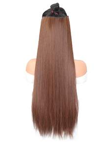 30inch Five Clips Hair Extension – Straight - Light Brown - View 7
