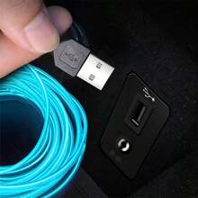 Greencars 3m Multi-color Changing Car Atmosphere Led Light Strip, Usb Powered, Universal Car Interior Decoration Lighting - Multicolor - View 8