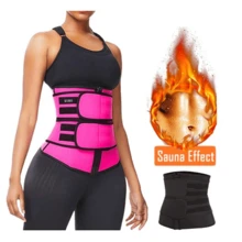 Fajas Reductoras Para Mujer Cinturillas Adelgazantes Moldeadora Deportiva (TALLA MEDIANA) - Rosa Fucsia - Ver 3