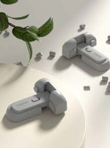 Refrigerator Door Universal/Increase Constant Opening Function Gray 1 Pc Latch Lock