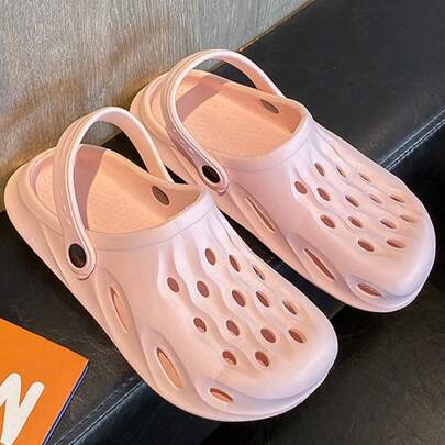 Women's Eva Hollow Out Sandals For Summer, Thick Anti-slip Soles, Beach Slippers