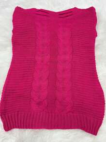Women Sweaters - Màu Hoa hồng đỏ - Xem 2