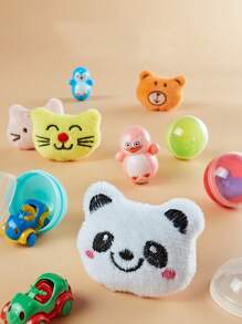 YUQING.FC Mini Astronaut Claw Machine Toy Claw Machine With Stuffed Animals And Gashapon For Children - Rosa chiclete - Visão 7