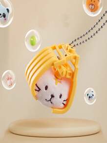 YUQING.FC Mini Astronaut Claw Machine Toy Claw Machine With Stuffed Animals And Gashapon For Children - Rosa chiclete - Visão 8