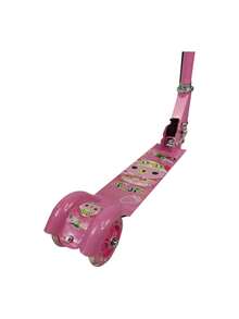 Patin Del Diablo Scooter Three Wheels With Light And Hand Brake - Pink - View 5
