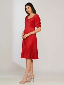 Women Dresses - 紅色 - 查看 2