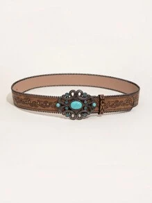 เข็มขัดผู้หญิง - สีน้ำตาล - ดู 3