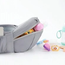 多功能嬰兒背帶,配備收納腰凳