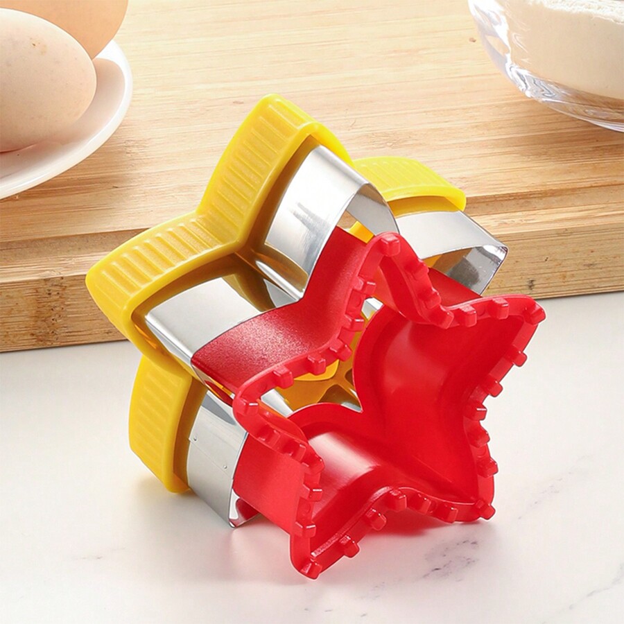 1pc Stainless Steel Sandwich Cutter Set, Star Shape Jam Sandwich Maker