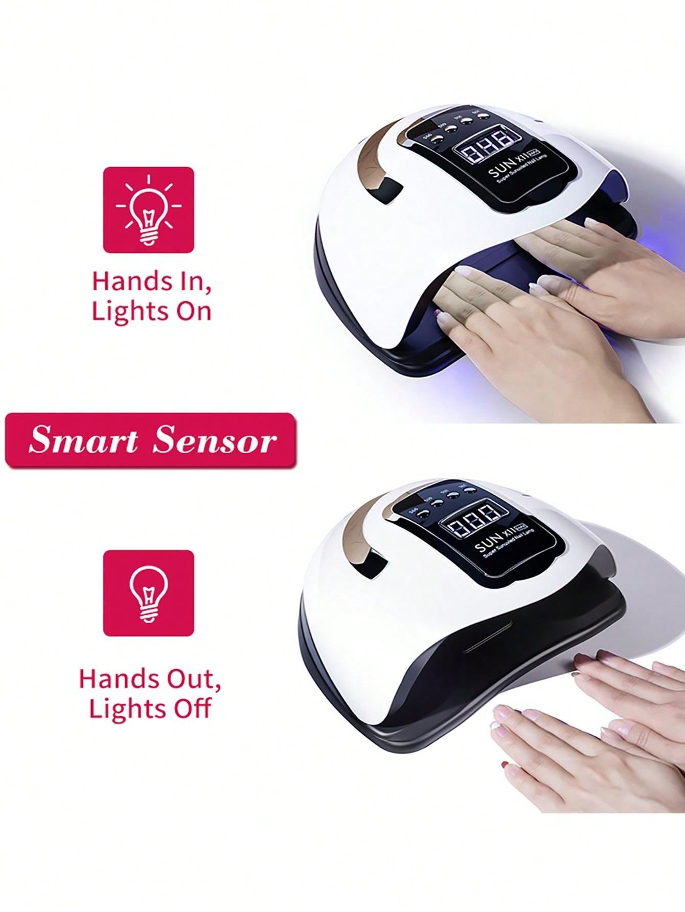 Nail Lamps Nail Machine,280W Powerful Nail Dryer Lamp For Manicure, 66 Leds Automatic Sensing