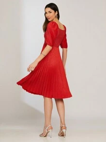 Women Dresses - 紅色 - 查看 4