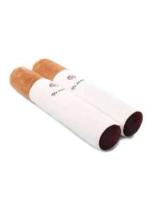 1pc 50cm/25inch Creative Anti-smoking Plush Toy Cigarette Doll Sleeping Pillow, Birthday Gift For Boyfriend - Camel - View 5