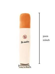 1pc 50cm/25inch Creative Anti-smoking Plush Toy Cigarette Doll Sleeping Pillow, Birthday Gift For Boyfriend - Camel - View 2