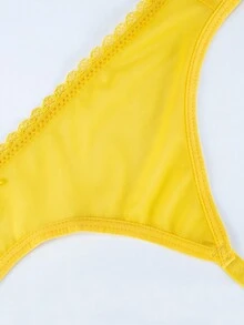 女士性感蕾絲可調節誘惑半透明蕾絲吊襪帶