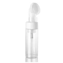 Frasco Pump Espumador Com Escova De Silicone Para Limpeza Facial Skin Care