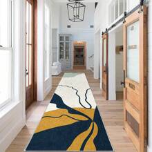 洗衣房地毯長廊地毯走道地墊廚房墊軟式不滑防滑膠機洗樓梯地氈跑道適用於大廳客廳臥室陽台硬木地板 - 淺灰色 - 查看 4