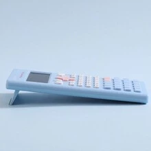 1pc Blue Scientific Calculator With High-definition Display For Students & Office Workers, Silicone Key Cover - Royal Blue - View 5