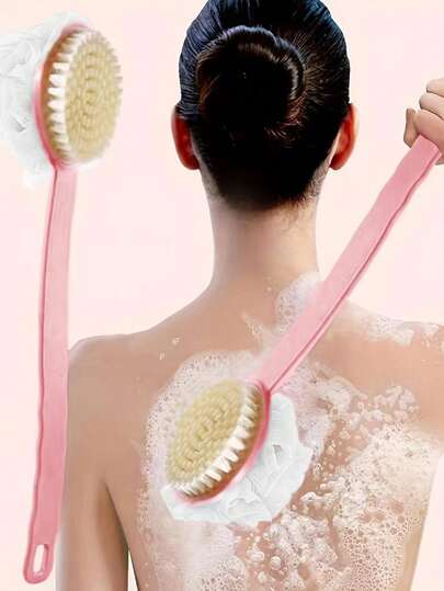 沐浴刷子软毛沐浴刷家用浴室搓泥刷洗脸刷沐浴神器多功能搓泥刷洗澡刷