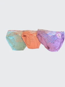 set de 3 calzones para niña, de varios estampados - Multicolor - Ver 2