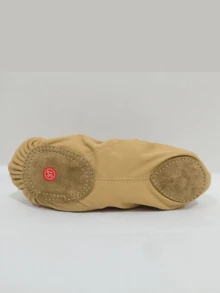 Women's Fashionable Elegant Cross Strap Camel-colored Slip-on Ballet Flats