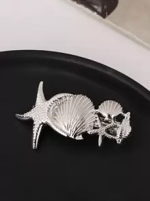 Kẹp tóc Thú vật Đồ họa - Bạc - Xem 2