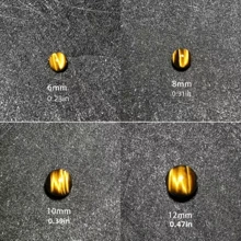 天然虎眼石，光澤良好，各種尺寸 6 毫米、8 毫米、10 毫米、12 毫米、天然水晶手鍊、原子串珠瑜珈手鍊