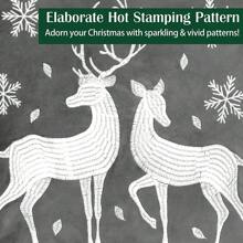 1 buc. Față de pernă cu broderie din catifea cu husă de pernă pentru canapea cu decor cu ren, gri, 18*18 inch - Gri - Vizualizare 4