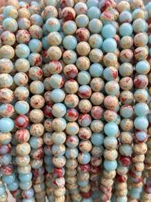 Tự nhiên Có màu sắc đá Ngọc Pha lê Đá quý Hạt Hoàn hảo Đối với DIY Vòng tay Và Dây chuyền ( 4mm/6mm/8mm/10mm/12mm ) - Nhiều màu - Xem 2