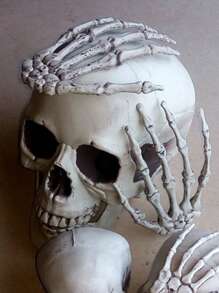 1對骷髏手骨骨架萬聖節派對裝飾品 - 一號手[一對] - 查看 5