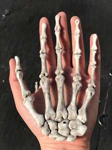 1對骷髏手骨骨架萬聖節派對裝飾品 - 一號手[一對] - 查看 6