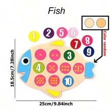 Children's Educational Felt Diy Toy Set For Making An Apple, Palm & Fish Shape, Early Learning Puzzle - Multicolor - View 7