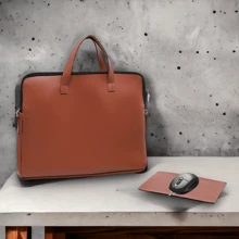 Laptop Bag - Camel - Ver 1