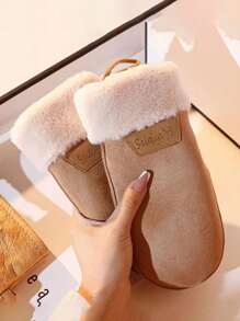 2pcs Women's Winter Thickened Fleece Gloves Lined With Velvet, Windproof And Warm, Can Be Used For Touch Screens, Driving And Cycling