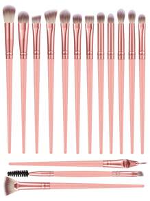 15 piezas Juego de brochas de maquillaje, Juego de brochas de pelo sintético de alta calidad para difuminar sombras de ojos, Herramientas de maquillaje para rostro y ojos, Juego de brochas de maquillaje, Juego de brochas de maquillaje, Juego de brochas de maquillaje, Brochas de maquillaje completas, Juego de brochas de maquillaje, Juego completo de herramientas de maquillaje, Juego de brochas de maquillaje, Juego de brochas de maquillaje, Juego de regalo de maquillaje - Multicolor - Ver 8