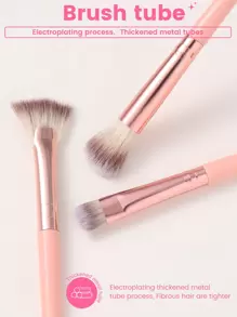 15 piezas Juego de brochas de maquillaje, Juego de brochas de pelo sintético de alta calidad para difuminar sombras de ojos, Herramientas de maquillaje para rostro y ojos, Juego de brochas de maquillaje, Juego de brochas de maquillaje, Juego de brochas de maquillaje, Brochas de maquillaje completas, Juego de brochas de maquillaje, Juego completo de herramientas de maquillaje, Juego de brochas de maquillaje, Juego de brochas de maquillaje, Juego de regalo de maquillaje - Multicolor - Ver 5