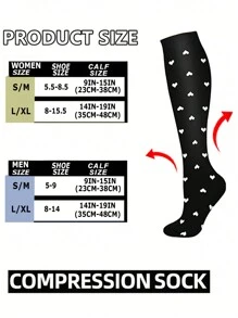 Copper Wellow Compression Socks Women Men 15-15 Mmhg Knee High Pregnant Nurses Pregnancy Maternity Cute Sports Gold Fit Cycling Adult Support Hose Circulation Long Women