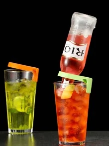 1入組隨機色雞尾酒瓶固定扣 - 彩色 - 查看 2