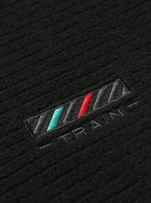 女式軟殼拼接抓絨戶外連帽夾克,黑色 - 黑色 - 查看 6