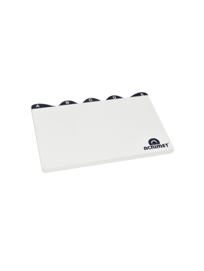 Indice de az abecedario fichario acrimet 5x8  633