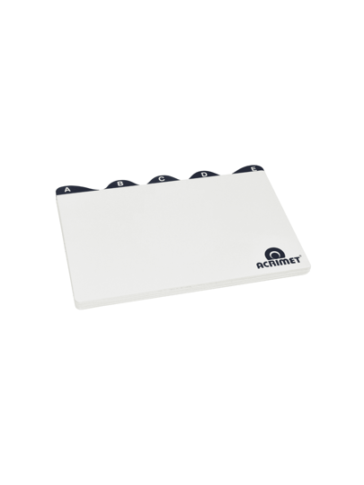 Indice de az abecedario fichario acrimet 5x8  633