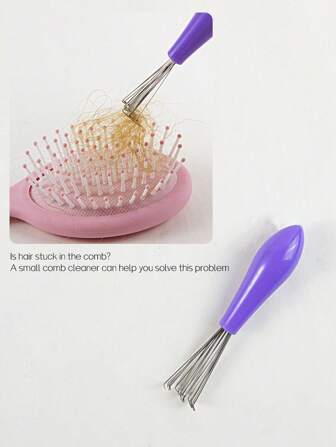A Purple Stainless Steel Comb Cleaner, Curly Hair Comb Cleaning Claw, Hair Cleaning Tool, Comb Hair Remover, Cleaning Product For Home Salon Use Hair Brush, Hair Brush, Comb, Hair Tools, Hair Products And Accessories For Barber Salon Beauty Travel Essentials,Back To School,Travel Holiday Essentials,Hair Accessories For Women,Brush,Hair Brushes,Edge Brush,Brush Hair,Hair Comb,Comb Hair,Detangling Brush,Ball Brush,Mini Hair Brush,Hair Brush Set,Wooden Comb, Comb, Slick Back Brush, Hairbrush, Edge Brush, Brush Hair, Hair Comb, Hair Brush Set, Comb Hair, Mini Hair Brush, Detangling Brush,Hair Products, Hair Tools, Hair Stuff, Hair Care, Curly Hair Brush, Barber, Barber Accessories, Hairdressing Equipment,Travel Essentials,Travel Essential,Hairstyle,Hairdressing