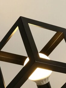 1 Miếng Kim loại Ánh sáng Lồng Đối với E27 Bóng đèn tròn , Chỉ một Ánh sáng , Đối với Treo Ánh sáng Dây điện Bộ dụng cụ , Retro Đèn Giá đỡ , Treo Đèn Dây điện Đèn chiếu sáng , Nhà nông , Phòng ngủ , Phòng ăn Đồ trang trí - màu đen - Xem 8