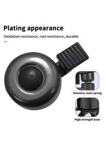 向鈴顏色彩繽紛的小型鋁合金拇指自行車鈴