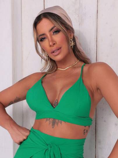 Cropped Top VISCOLINHO tipo Sutia